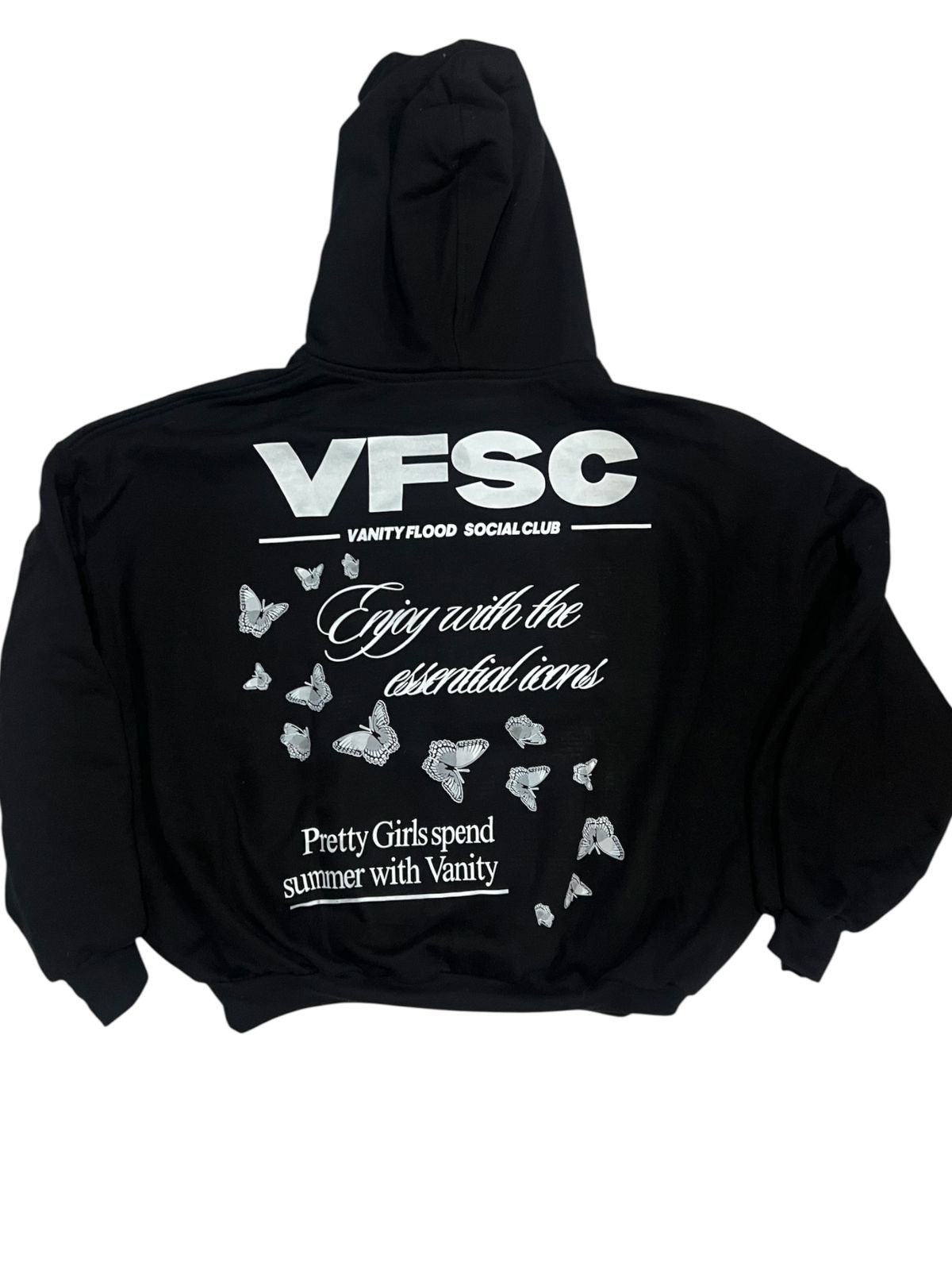 Social Club White Hoodie